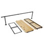 Outrigger Add-On Unit with Light Wood Shelves Attaches to PPLN12NATL