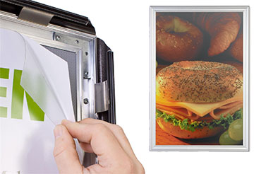 24 x 36 snap open poster frames