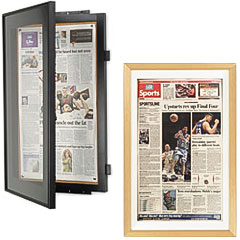 Newspaper Display Frames