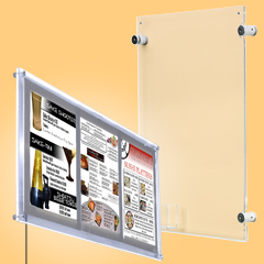 wall mounted sign holders