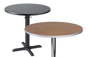 cafe size tables with laminate tops