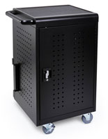 Tablet Charging Cart with locking casters