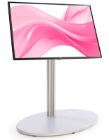 Digital directory signage with round stationary base