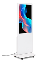 Digital Display Advertising Floor Stand with floor standing placement