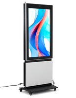 Interactive video kiosk with interactive 20 point touch screen technology