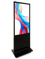 Digital Display Advertising Floor Stand with floor standing placement