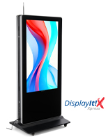 Double-sided digital non-touch display with 55 inch LED screens