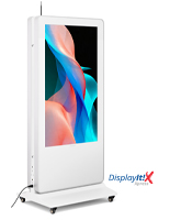 Double-sided digital non-touch display with Android 11 operating system