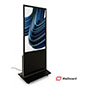 Advertising multimedia kiosk with digital screen