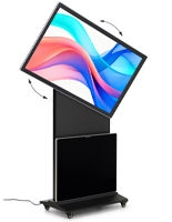 Rotating touch screen digital signage with 55 inch screen size