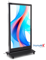 Digital poster display with a 65 inch screen size