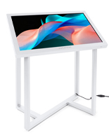 Interactive touch screen kiosk with Android 11 operating system