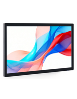 Wall mount touch screen monitor with overall dimensions of 23.2 inches in height by 15.3 inches width and 2.04 inches depth