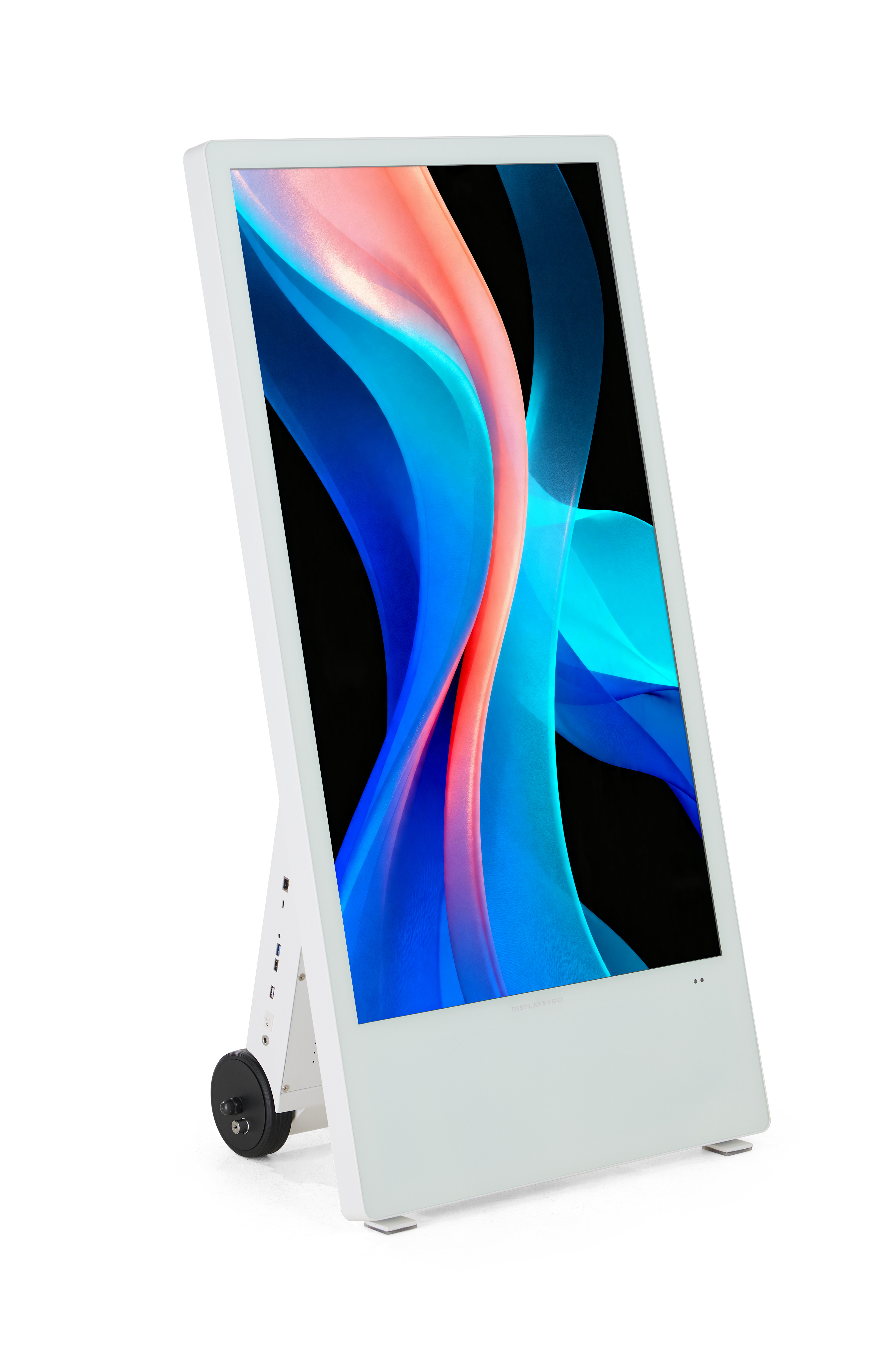 DEVAGORI-4 デバゴリ Indoor Mobile Digital Signage | Portable A-Frame Sign | Displays2Go
