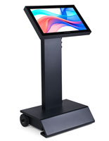 battery powered digital signage with 12 hour rechargeable battery