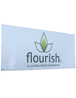 PVC banner with durable 13oz material