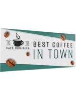 Custom size banners with personalized graphics