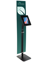 Custom Branded Tablet Security Kiosk with Standard Security Slot