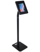 Floor to Counter Public Tablet Holder with Foam Padding