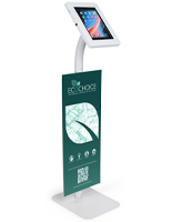 Floorstanding Custom Branded iPad Security Stand