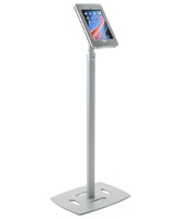 iPad Pro tablet floor stand with powder-coated finish