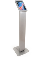 11 inch iPad pro stand with glossy silver finish
