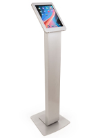 iPad pro floor stand with reinforced aluminum structure