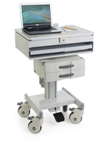 Height Adjustable Medical Cart for Healthcare Facilities