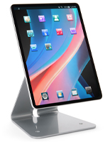 Magnetic tablet stand made of steel material