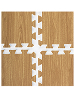 Wood Style Floor Mats for trade shows
