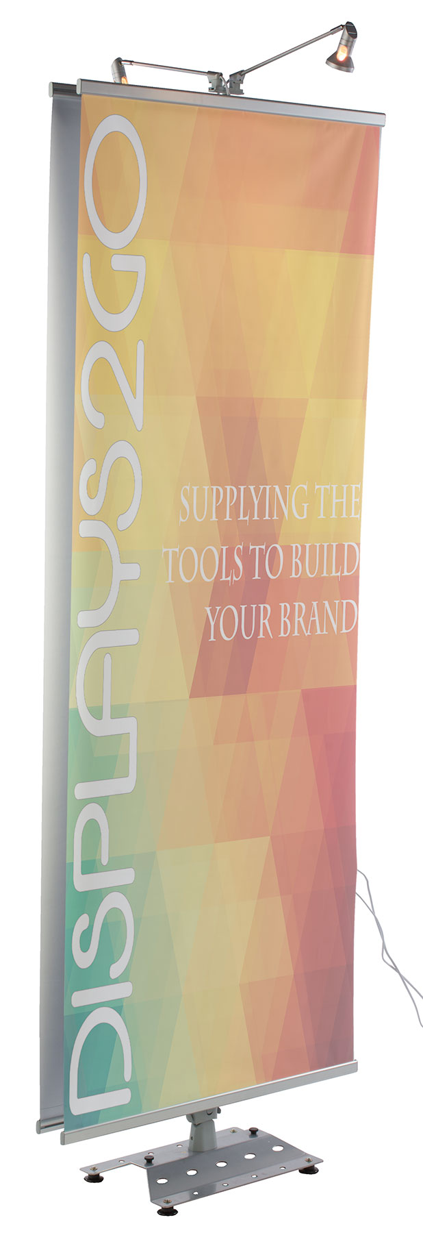 31.5” x 78.75 Illuminated Banner Stand Without Graphics | 2 Sided ...