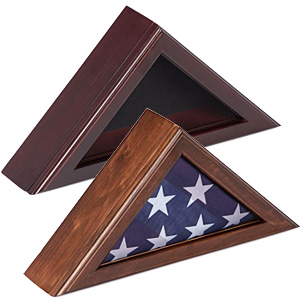 Triangle Memorial Flag Display Cases | Veteran's Honor Boxes