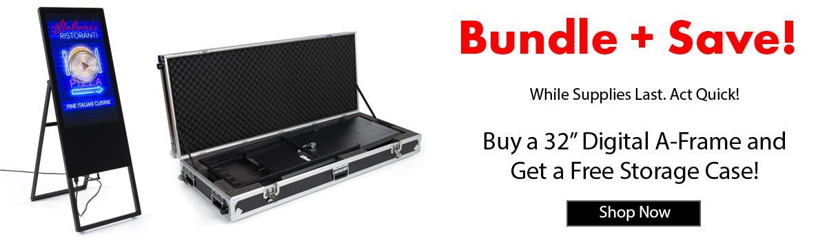 Check out these hot deals on POP display products from Displays2go!