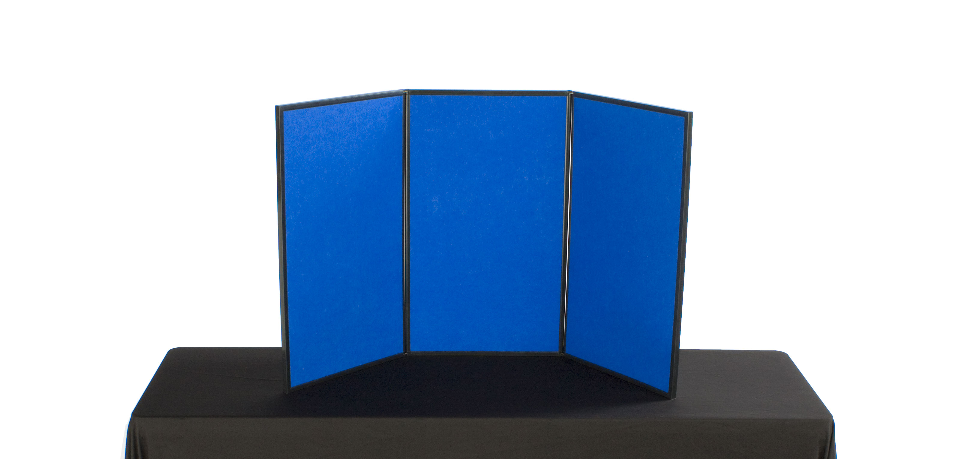 Table Display Two Fold Trade Show Folding Panel Display | 2-Sided Blue / Red | Displays2Go