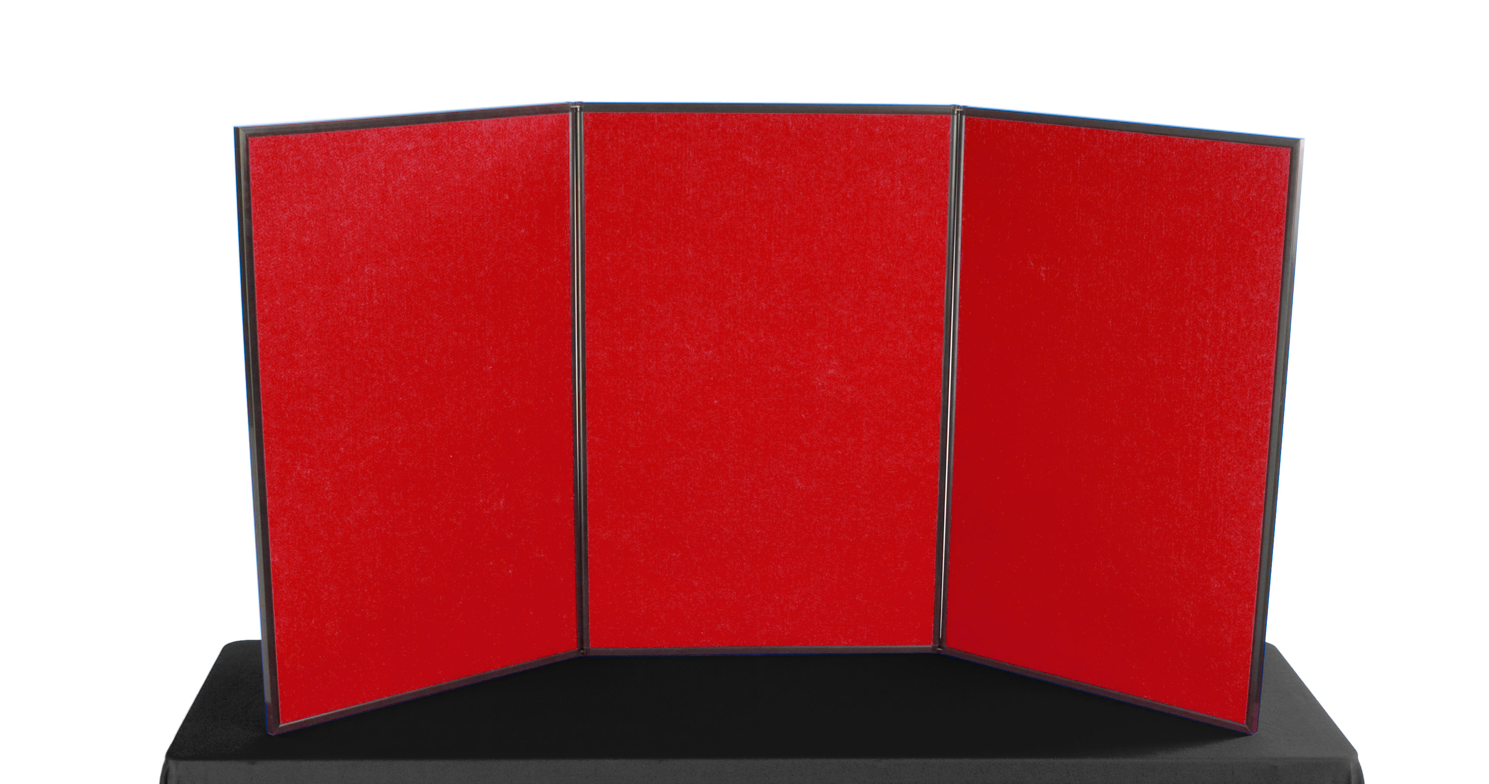 Tabletop Panel Display | Double Sided Hook & Loop Fabric | Displays2Go