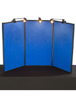 Tabletop Panel Display | Double Sided Hook & Loop Fabric