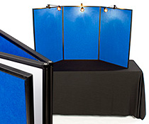 Exhibition Display Boards | Tabletop Tri-Fold Presentation Tools
