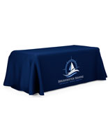 Custom rectangle table cover for expo exhibits
