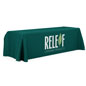 Custom rectangle table cover for event display table