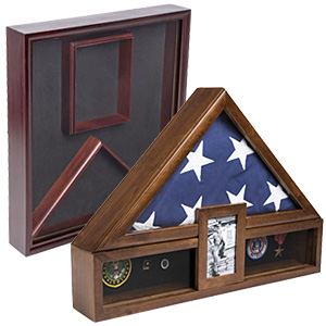 Triangle Memorial Flag Display Cases | Veteran's Honor Boxes