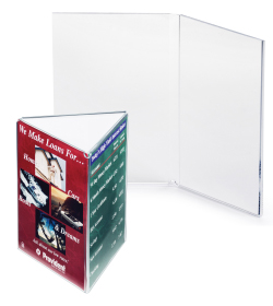 Counter Tabletop Business Advertisment Sign Menu Product  Photo Display Frame 