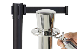 Stanchions for Crowd Control