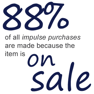 88% of Sale Purchases are Made on Impulse