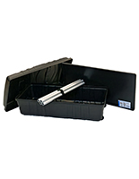 Smart case podium storage container with 4 aluminum legs