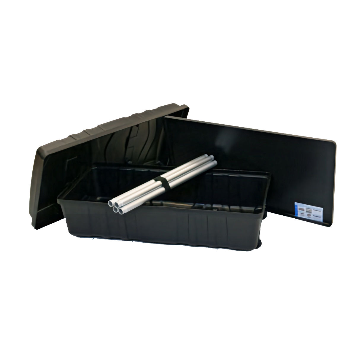 Smart Case Podium Shipping Container with Wheels for Trade Show Exhibits - Black - Image 3