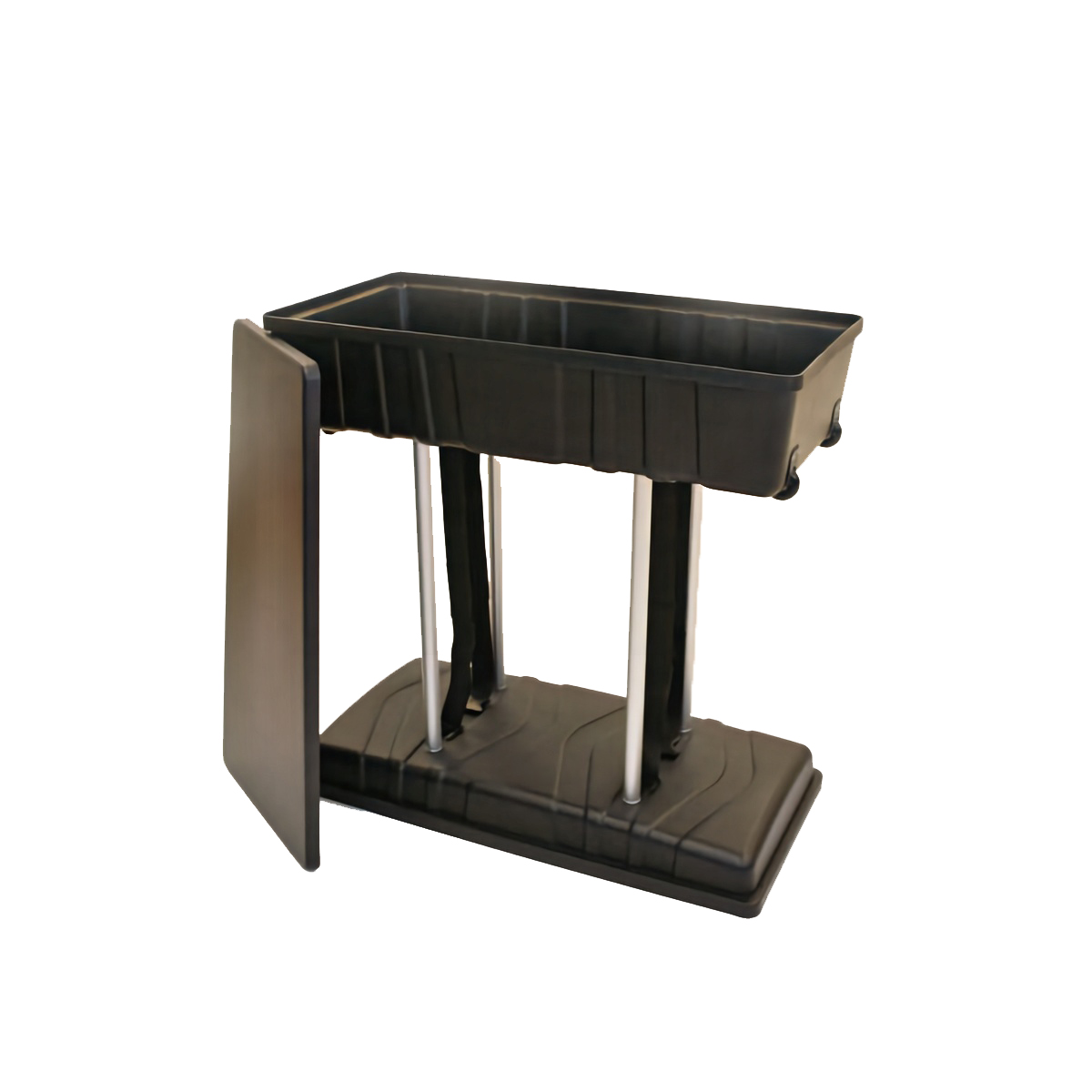 Smart Case Podium Shipping Container with Wheels for Trade Show Exhibits - Black - Image 6