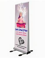 New graphics on the Outdoor Pro retractable banner stand