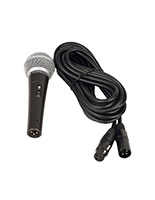 Handheld microphone with 20ft cable for presentations