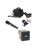 Personal public address system with wireless mic receiver
