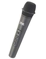 Black wireless handheld mic for Anchor Audio systems